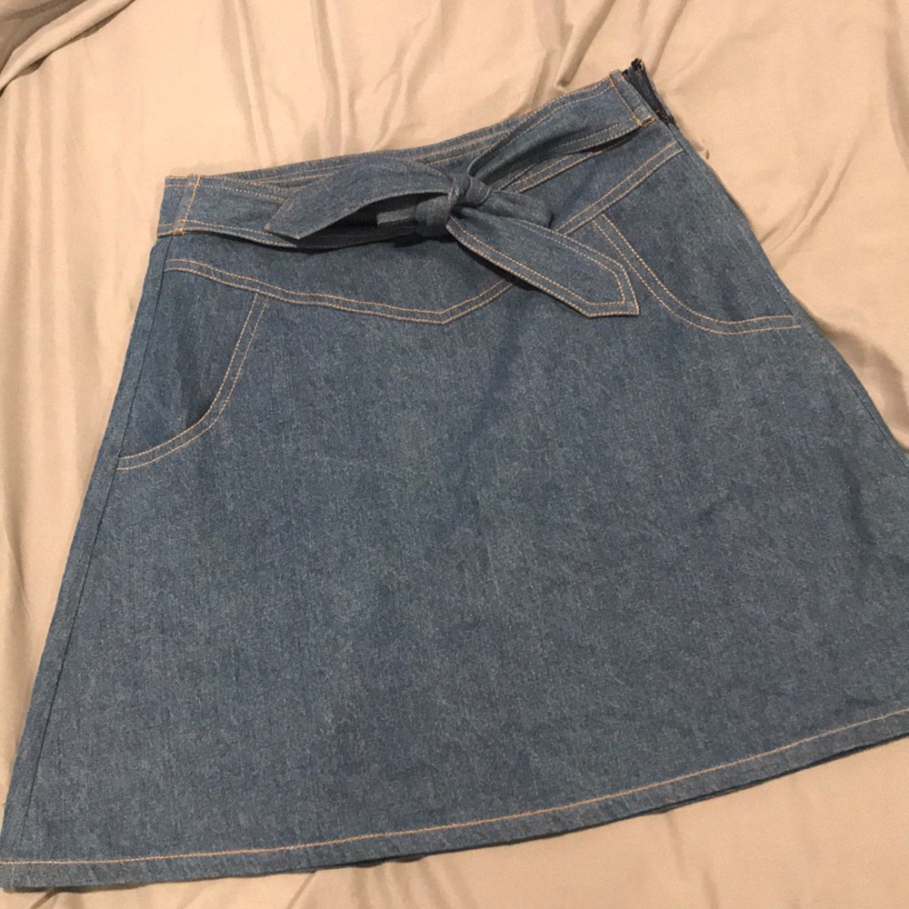 Denim skirt